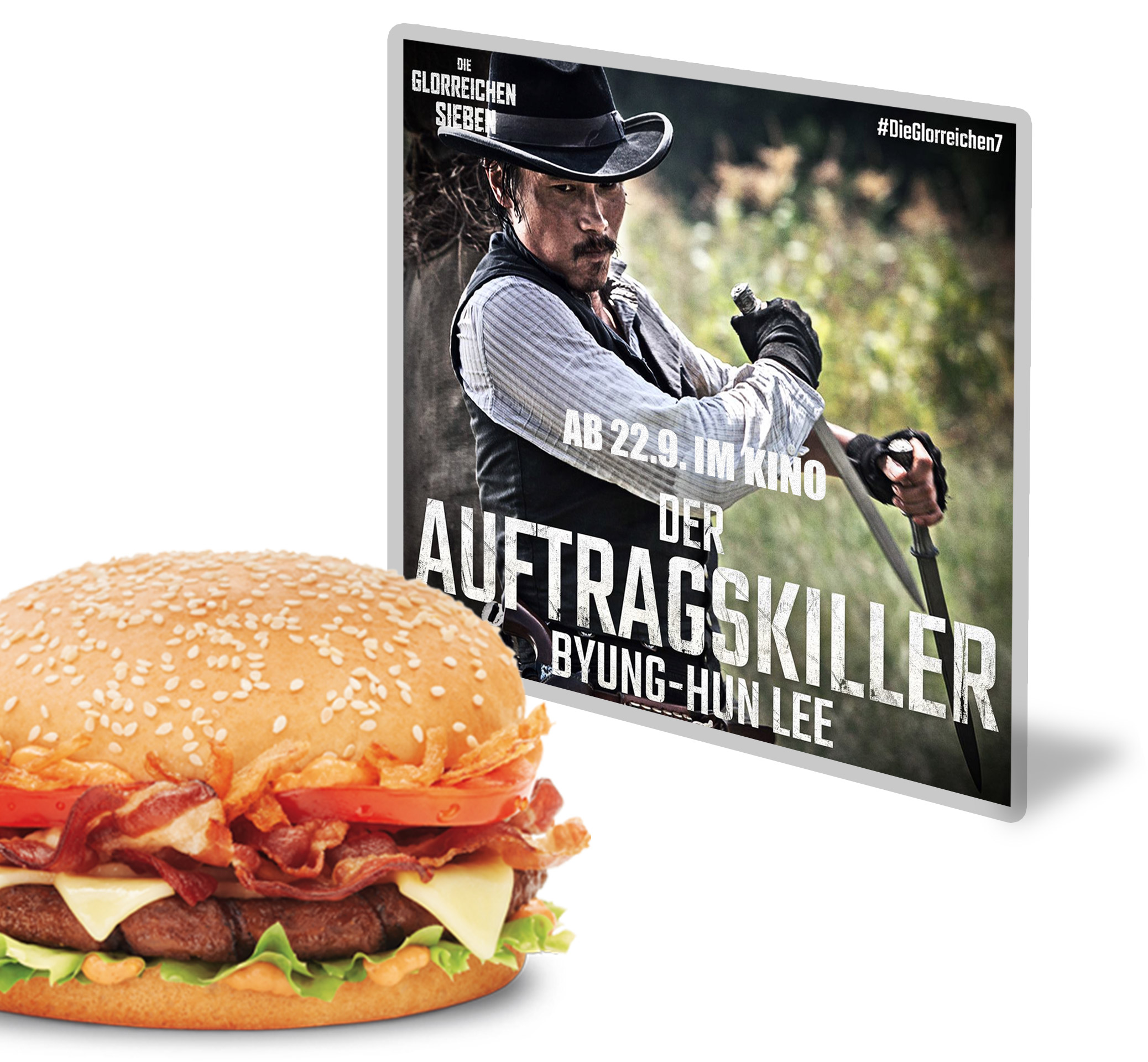 Die glorreichen 7 burgerme Röstzwiebel Burger
