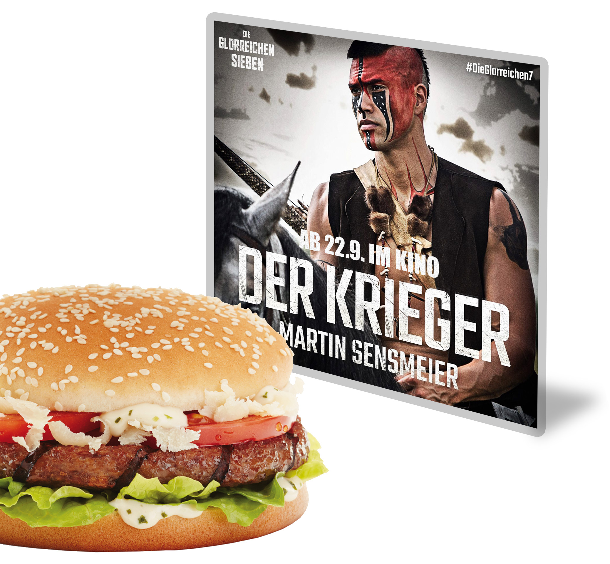 Die glorreichen 7 burgerme Caesar Burger